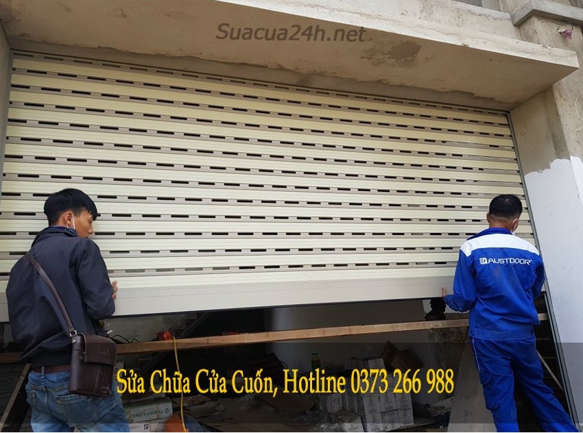 sửa cửa cuốn khe thoáng